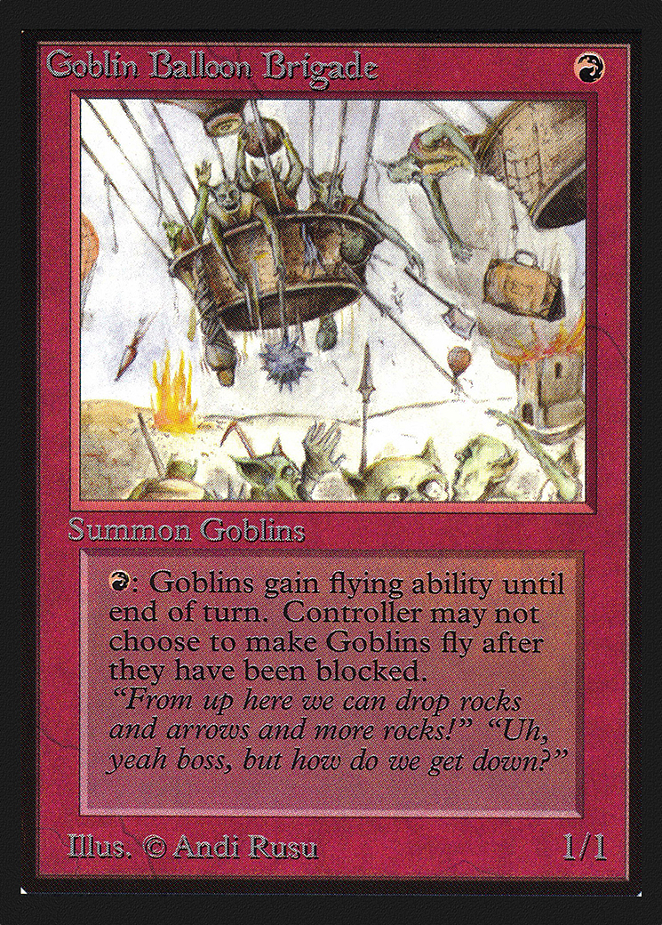 Goblin Balloon Brigade (CEI-154) - Intl. Collectors' Edition - Premium MTG Single from Wizards of the Coast - Just $2.22! Shop now at Game Crave Tournament Store
