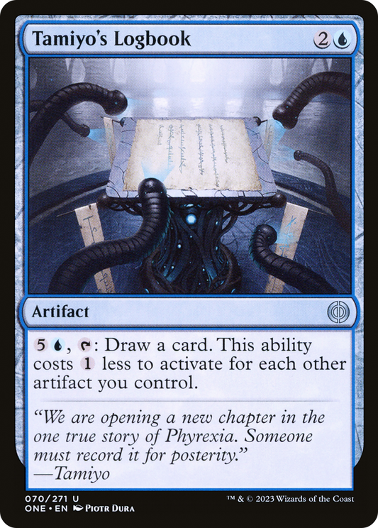 Tamiyo's Logbook (ONE-070) - Phyrexia: All Will Be One - Premium MTG Single from Wizards of the Coast - Just $0.08! Shop now at Game Crave Tournament Store