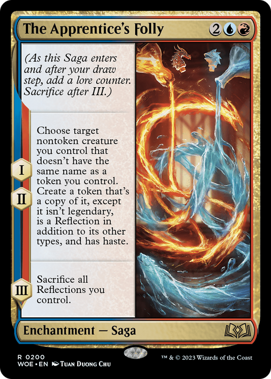 The Apprentice's Folly (WOE-200) - Wilds of Eldraine - Premium MTG Single from Wizards of the Coast - Just $0.08! Shop now at Game Crave Tournament Store