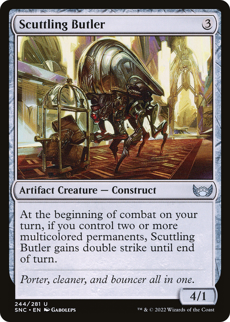 Scuttling Butler (SNC-244) - Streets of New Capenna - Premium MTG Single from Wizards of the Coast - Just $0.08! Shop now at Game Crave Tournament Store
