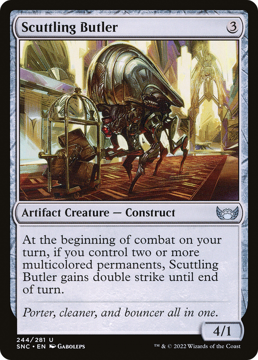 Scuttling Butler (SNC-244) - Streets of New Capenna - Premium MTG Single from Wizards of the Coast - Just $0.08! Shop now at Game Crave Tournament Store