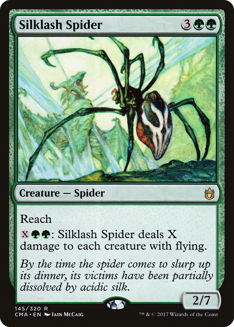 Silklash Spider (CMA-145) - Commander Anthology - Premium MTG Single from Wizards of the Coast - Just $0.62! Shop now at Game Crave Tournament Store