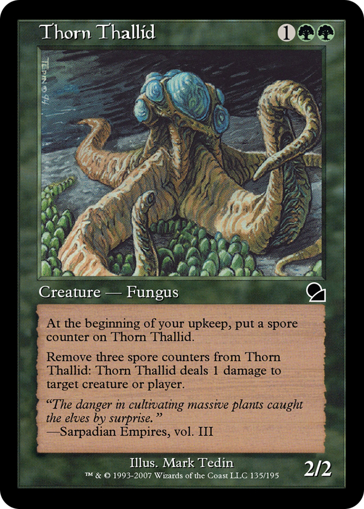 Thorn Thallid (ME1-135) - Masters Edition - Premium MTG Single from Wizards of the Coast - Just $0! Shop now at Game Crave Tournament Store