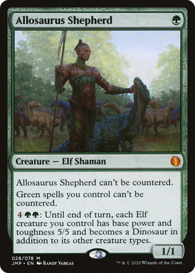 Allosaurus Shepherd (JMP-028) - Jumpstart - Premium MTG Single from Wizards of the Coast - Just $20.22! Shop now at Game Crave Tournament Store