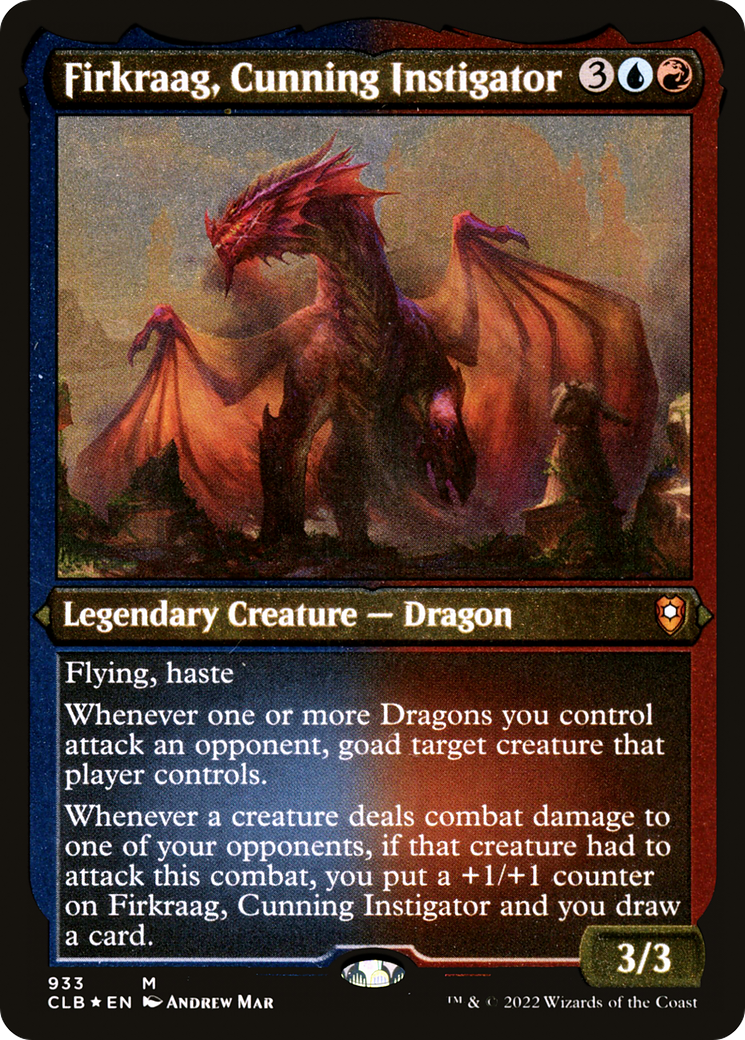 Firkraag, Cunning Instigator (CLB-933) - Commander Legends: Battle for Baldur's Gate Etched Foil - Premium MTG Single from Wizards of the Coast - Just $0.19! Shop now at Game Crave Tournament Store