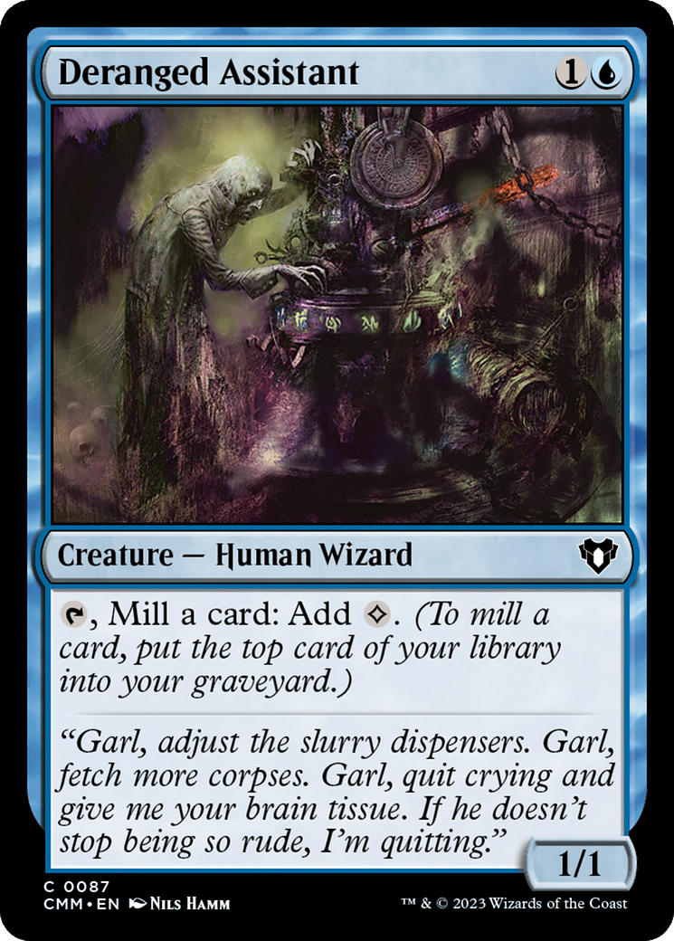 Deranged Assistant (CMM-087) - Commander Masters - Premium MTG Single from Wizards of the Coast - Just $0.08! Shop now at Game Crave Tournament Store