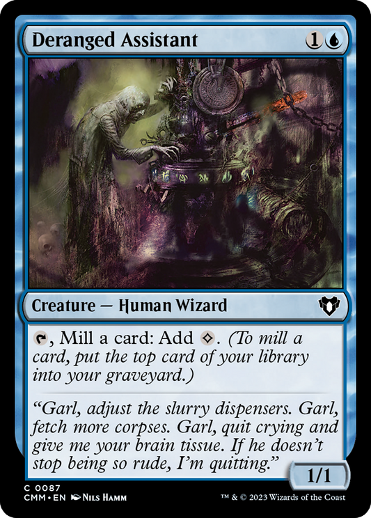 Deranged Assistant (CMM-087) - Commander Masters - Premium MTG Single from Wizards of the Coast - Just $0.08! Shop now at Game Crave Tournament Store