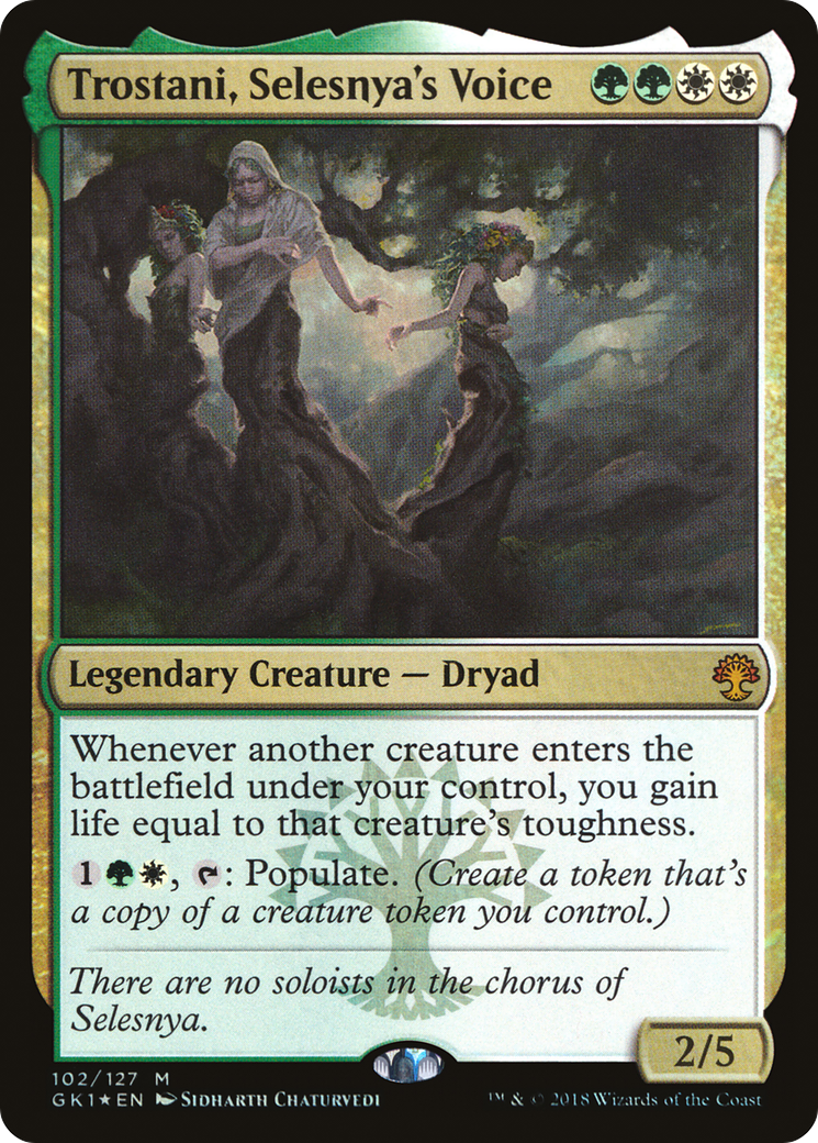 Trostani, Selesnya's Voice (GK1-102) - GRN Guild Kit Foil - Premium MTG Single from Wizards of the Coast - Just $0.62! Shop now at Game Crave Tournament Store