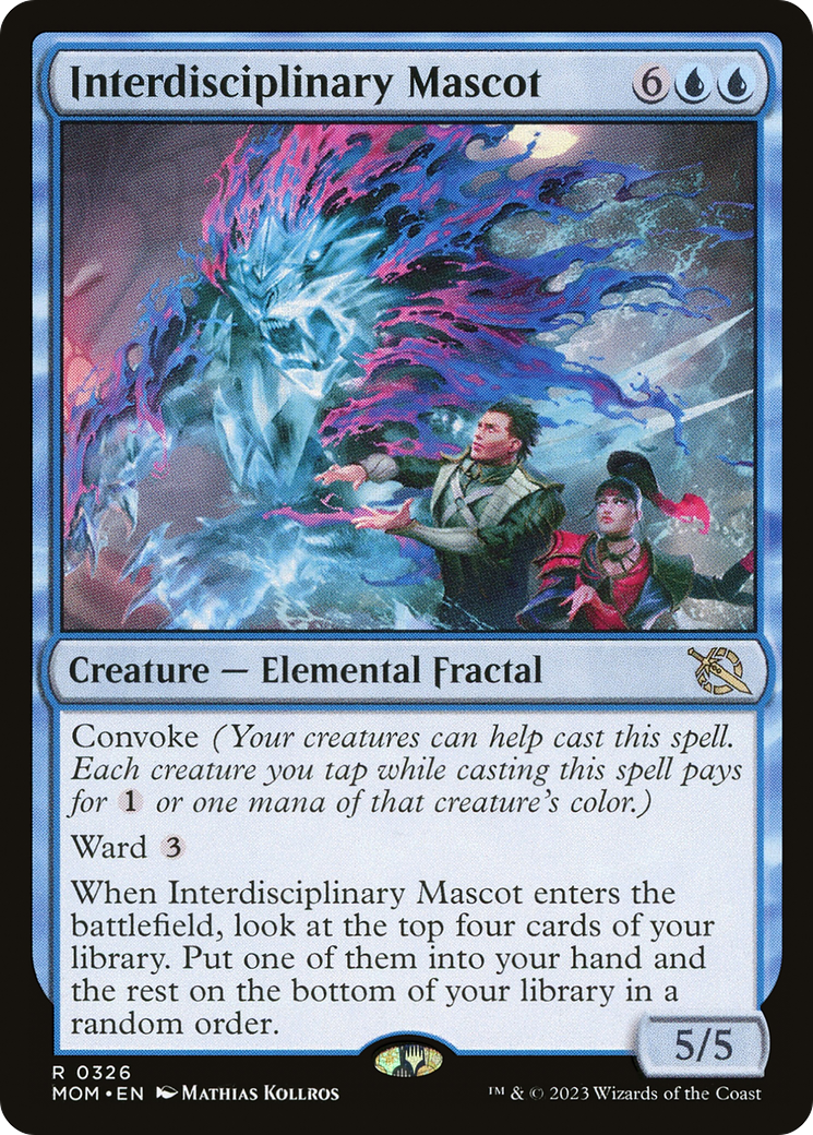Interdisciplinary Mascot (MOM-326) - March of the Machine Foil - Premium MTG Single from Wizards of the Coast - Just $0.08! Shop now at Game Crave Tournament Store