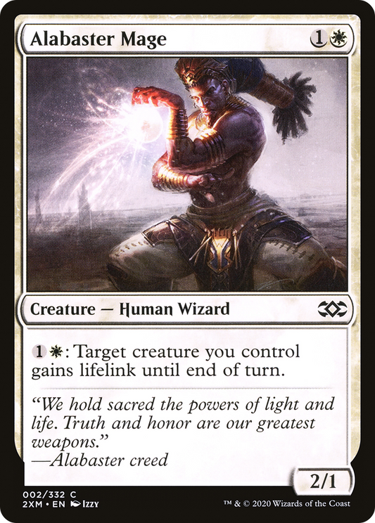 Alabaster Mage (2XM-002) - Double Masters Foil - Premium MTG Single from Wizards of the Coast - Just $0.25! Shop now at Game Crave Tournament Store