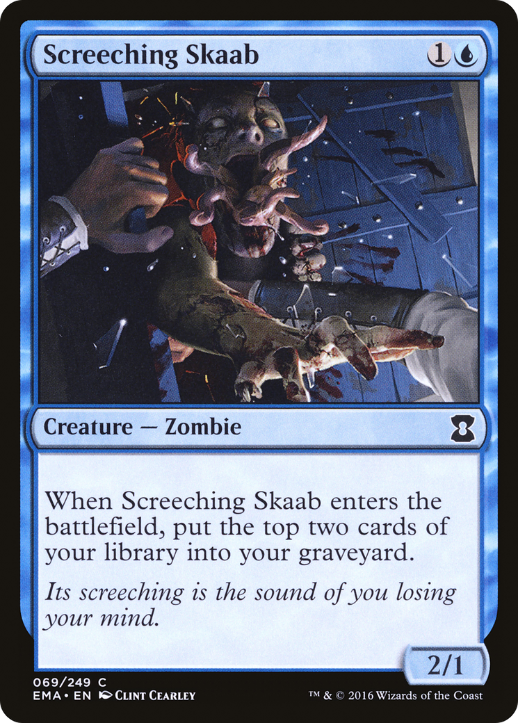 Screeching Skaab (EMA-069) - Eternal Masters - Premium MTG Single from Wizards of the Coast - Just $0.08! Shop now at Game Crave Tournament Store