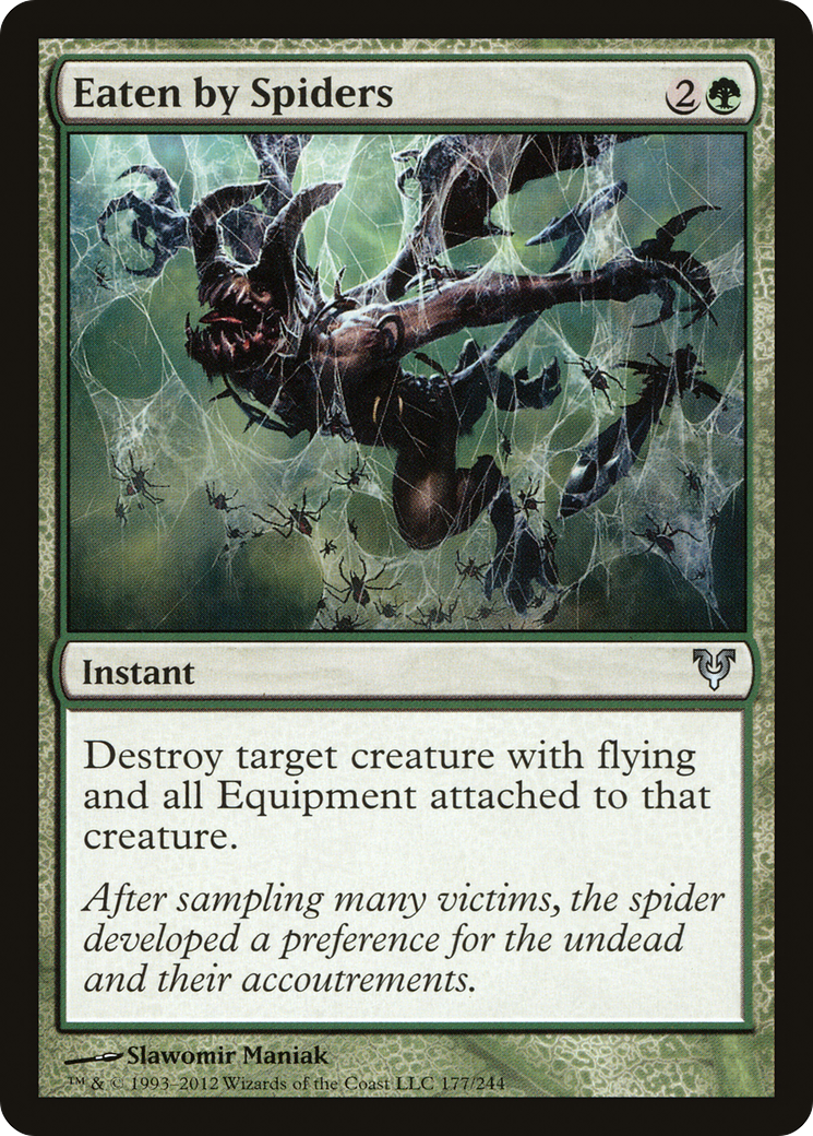 Eaten by Spiders (AVR-177) - Avacyn Restored - Premium MTG Single from Wizards of the Coast - Just $0.08! Shop now at Game Crave Tournament Store