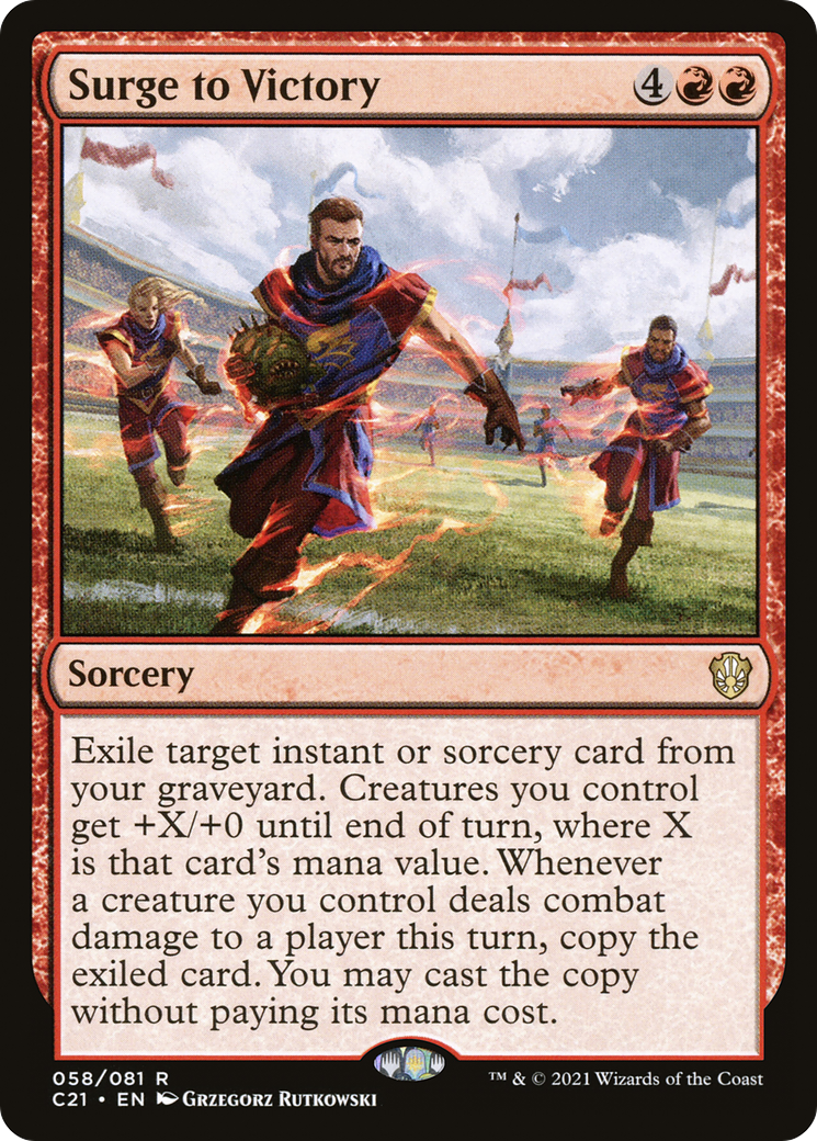 Surge to Victory (C21-058) - Commander 2021 - Premium MTG Single from Wizards of the Coast - Just $0.33! Shop now at Game Crave Tournament Store