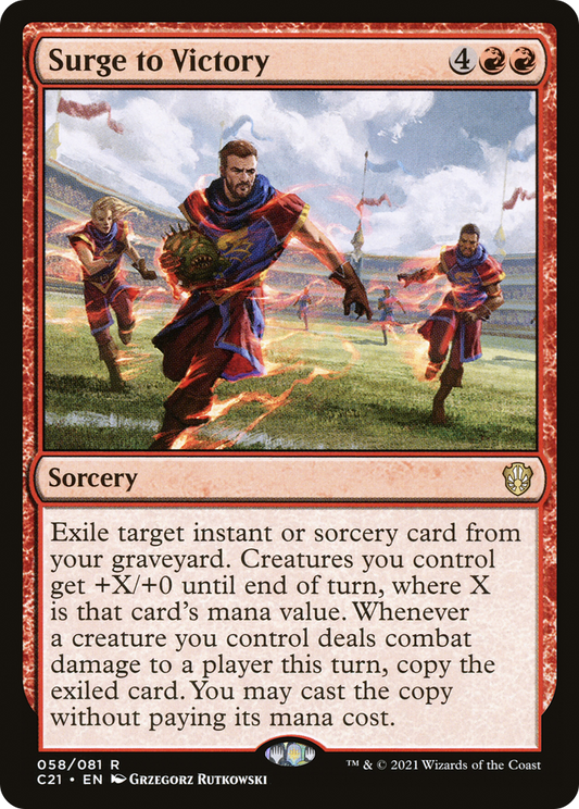 Surge to Victory (C21-058) - Commander 2021 - Premium MTG Single from Wizards of the Coast - Just $0.33! Shop now at Game Crave Tournament Store