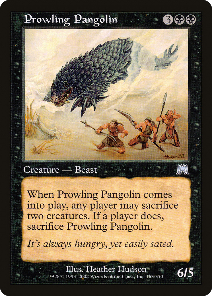 Prowling Pangolin (ONS-163) - Onslaught Foil - Premium MTG Single from Wizards of the Coast - Just $0.08! Shop now at Game Crave Tournament Store