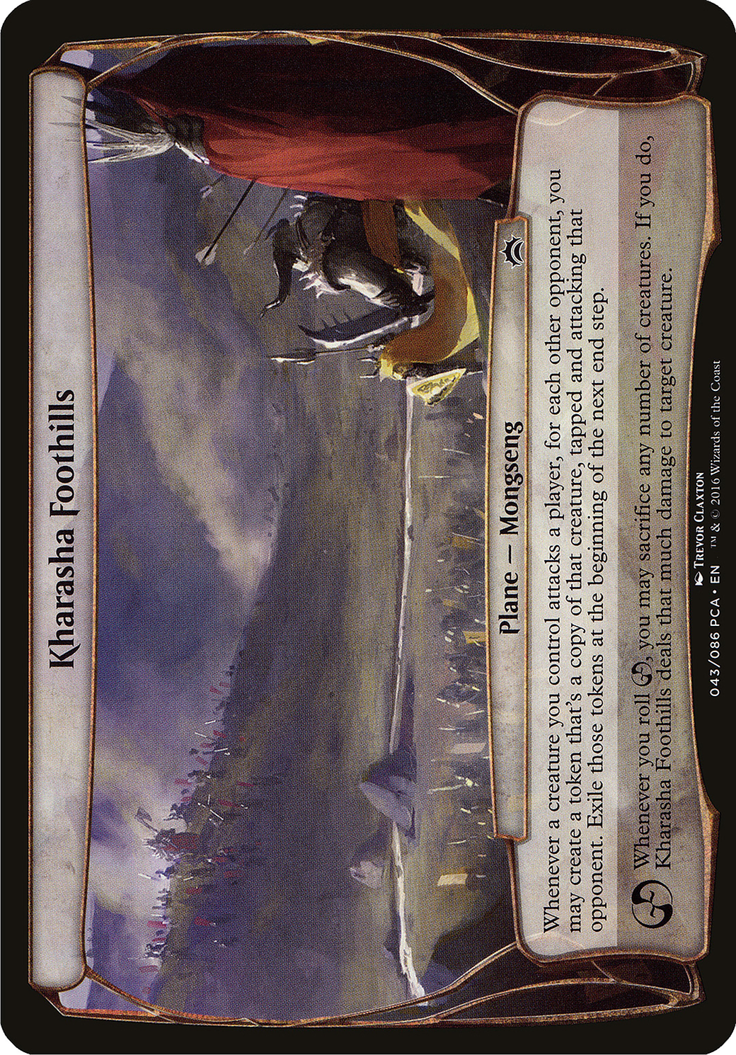 Kharasha Foothills (OPCA-043) - Planechase Anthology Planes - Premium MTG Single from Wizards of the Coast - Just $1.98! Shop now at Game Crave Tournament Store