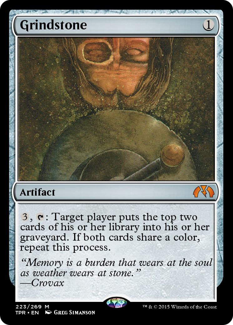 Grindstone (TPR-223) - Tempest Remastered Foil - Premium MTG Single from Wizards of the Coast - Just $0! Shop now at Game Crave Tournament Store
