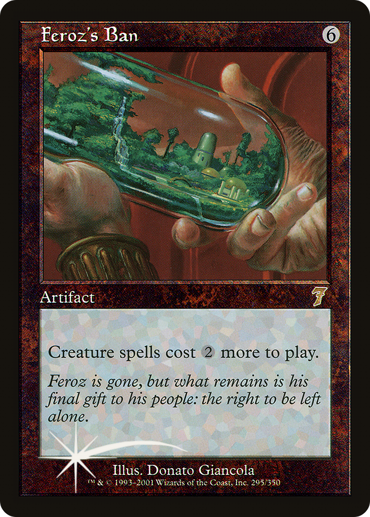Feroz's Ban (7ED-295★) - Seventh Edition Foil - Premium MTG Single from Wizards of the Coast - Just $11.04! Shop now at Game Crave Tournament Store