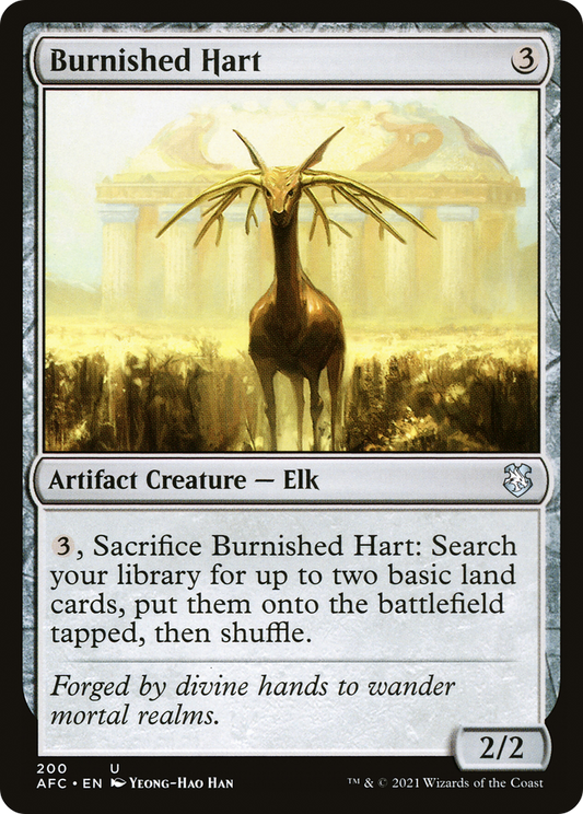Burnished Hart (AFC-200) - Forgotten Realms Commander - Premium MTG Single from Wizards of the Coast - Just $0.08! Shop now at Game Crave Tournament Store
