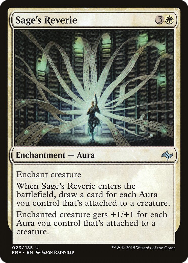 Sage's Reverie (FRF-023) - Fate Reforged Foil - Premium MTG Single from Wizards of the Coast - Just $1.77! Shop now at Game Crave Tournament Store