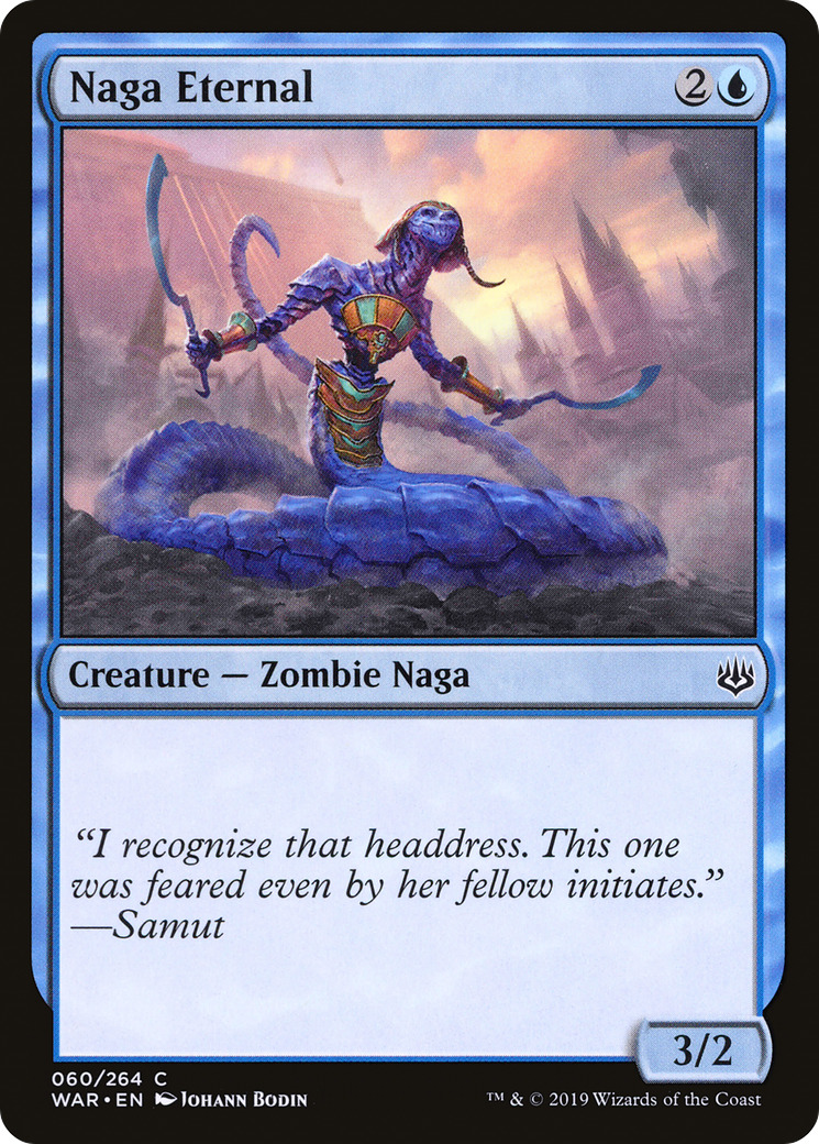 Naga Eternal (WAR-060) - War of the Spark - Premium MTG Single from Wizards of the Coast - Just $0.08! Shop now at Game Crave Tournament Store