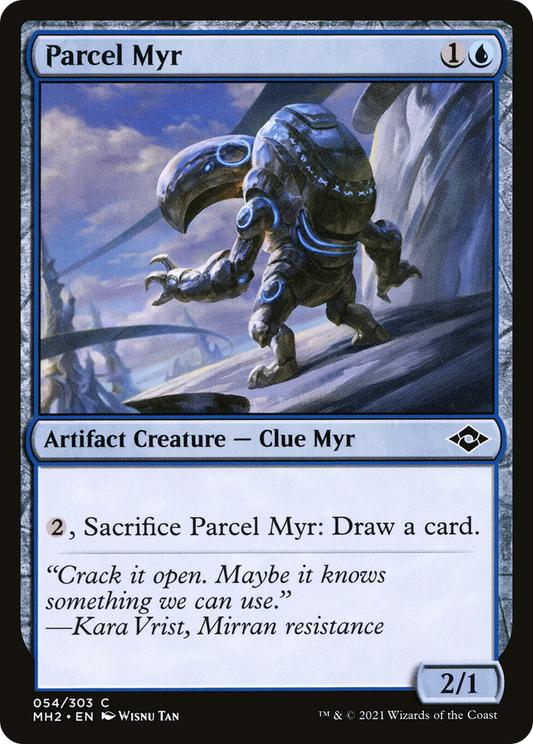 Parcel Myr (MH2-054) - Modern Horizons 2 - Premium MTG Single from Wizards of the Coast - Just $0.08! Shop now at Game Crave Tournament Store