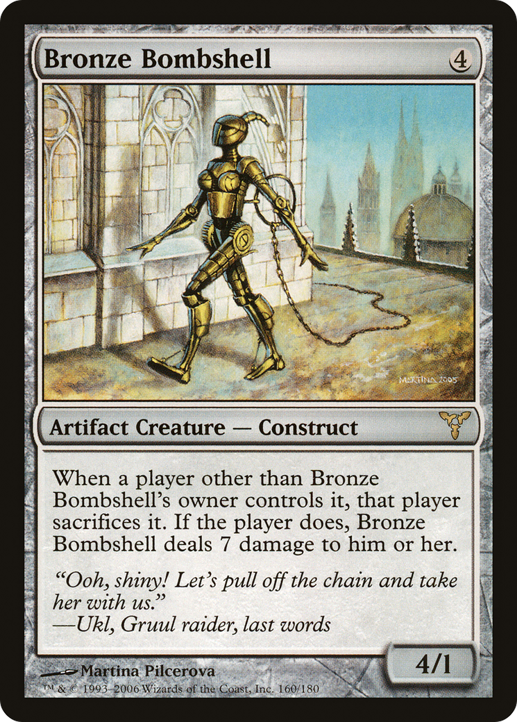 Bronze Bombshell (DIS-160) - Dissension - Premium MTG Single from Wizards of the Coast - Just $1.37! Shop now at Game Crave Tournament Store