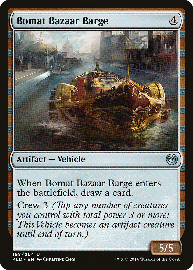Bomat Bazaar Barge (KLD-198) - Kaladesh - Premium MTG Single from Wizards of the Coast - Just $0.08! Shop now at Game Crave Tournament Store