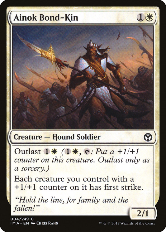 Ainok Bond-Kin (IMA-004) - Iconic Masters - Premium MTG Single from Wizards of the Coast - Just $0.08! Shop now at Game Crave Tournament Store