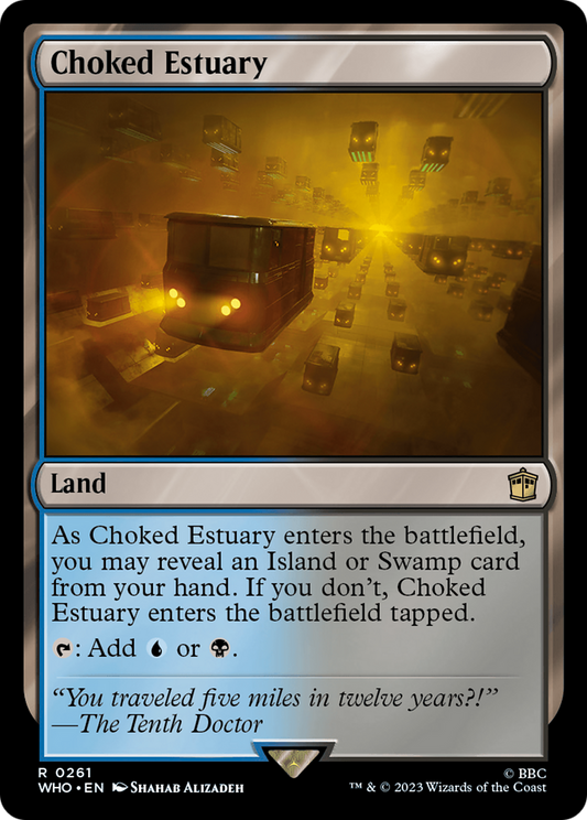 Choked Estuary (WHO-261) - Doctor Who - Premium MTG Single from Wizards of the Coast - Just $0.08! Shop now at Game Crave Tournament Store