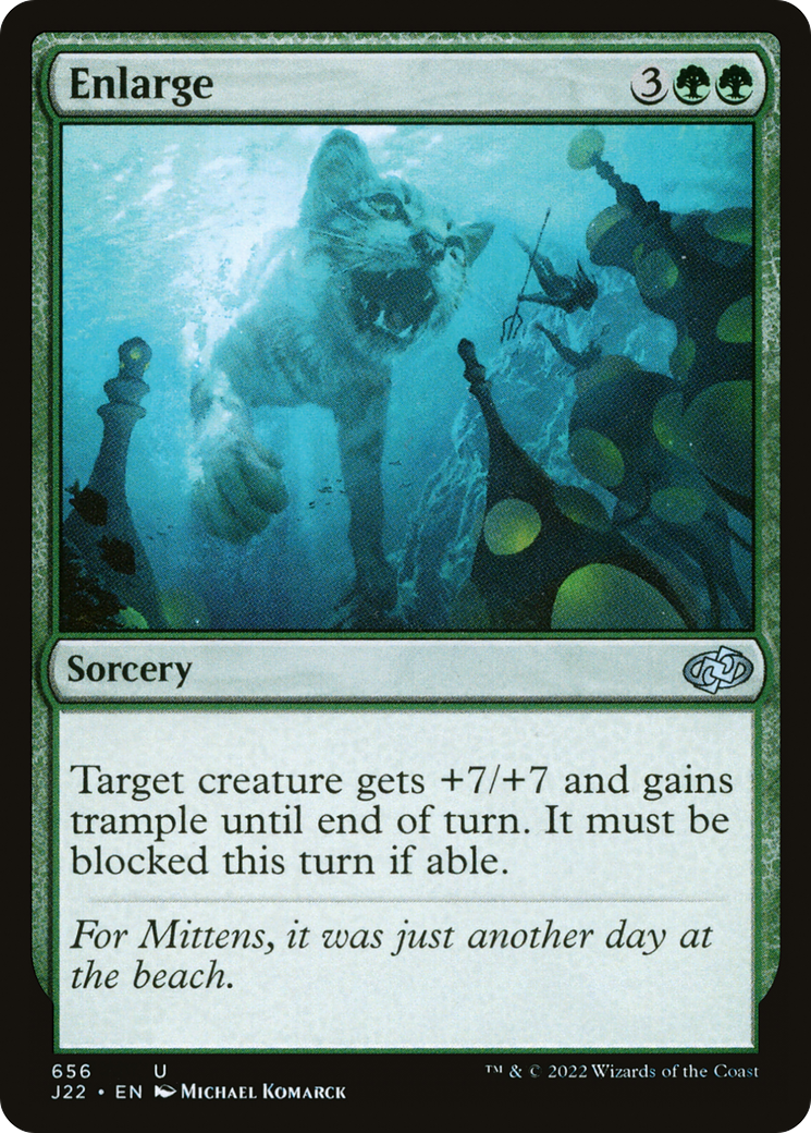 Enlarge (J22-656) - Jumpstart 2022 - Premium MTG Single from Wizards of the Coast - Just $0.08! Shop now at Game Crave Tournament Store