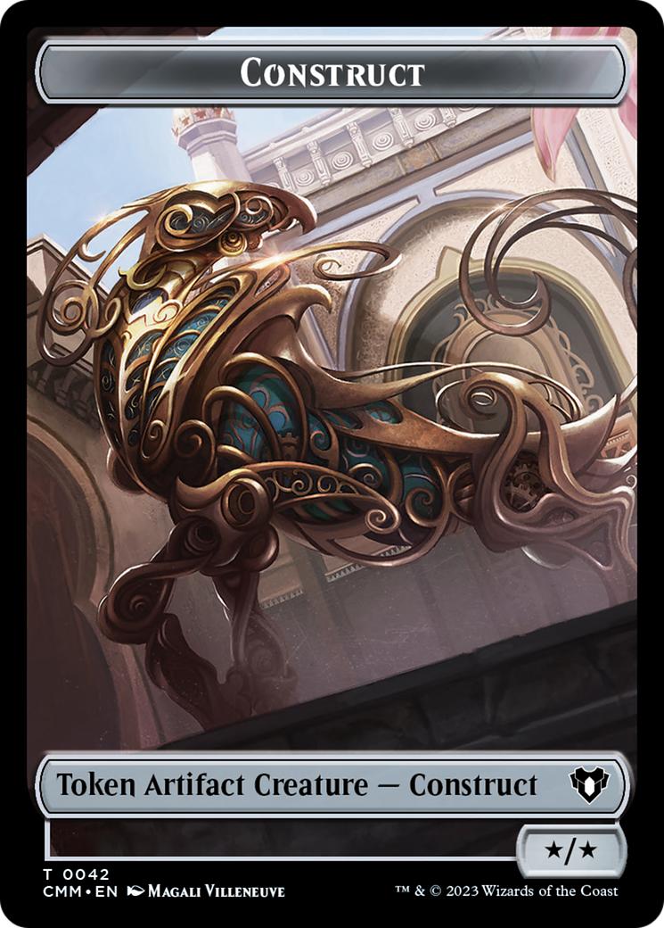 Construct (TCMM-042) - Commander Masters Tokens Foil - Premium MTG Single from Wizards of the Coast - Just $0! Shop now at Game Crave Tournament Store