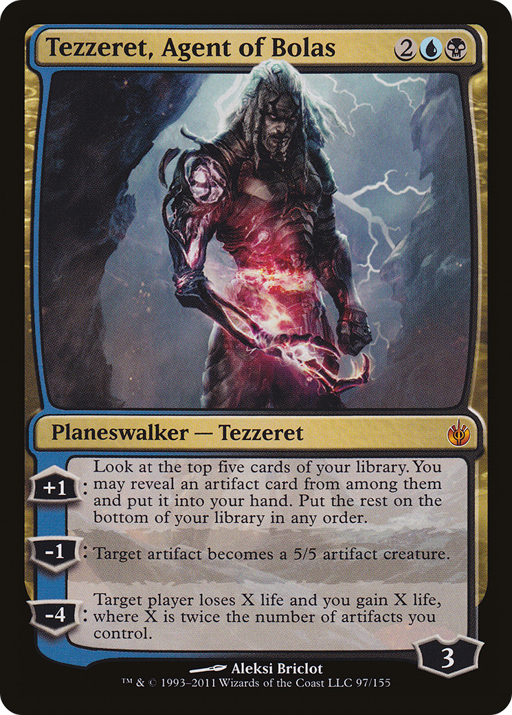 Tezzeret, Agent of Bolas (MBS-097) - Mirrodin Besieged - Premium MTG Single from Wizards of the Coast - Just $0.65! Shop now at Game Crave Tournament Store