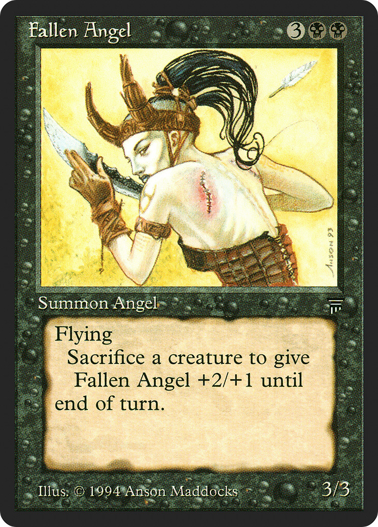 Fallen Angel (LEG-097) - Legends - Premium MTG Single from Wizards of the Coast - Just $2.48! Shop now at Game Crave Tournament Store