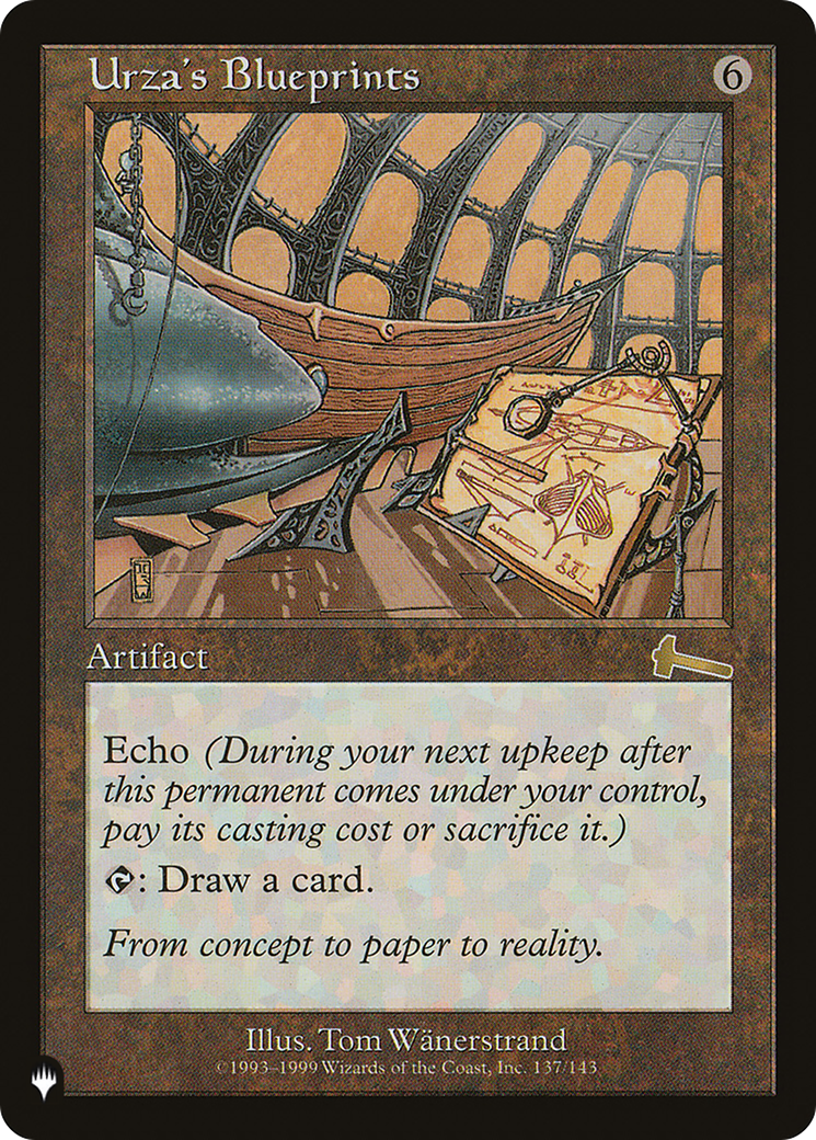 Urza's Blueprints (PLIST-277) - The List - Premium MTG Single from Wizards of the Coast - Just $0.08! Shop now at Game Crave Tournament Store