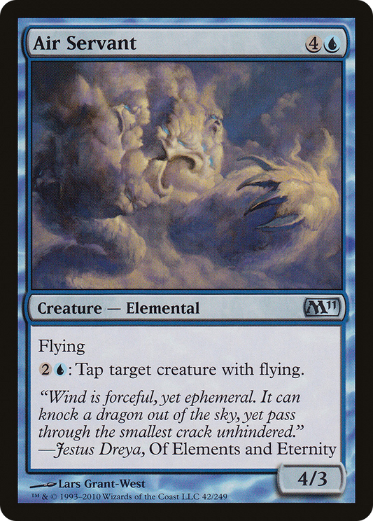 Air Servant (M11-042) - Magic 2011 Foil - Premium MTG Single from Wizards of the Coast - Just $0.08! Shop now at Game Crave Tournament Store