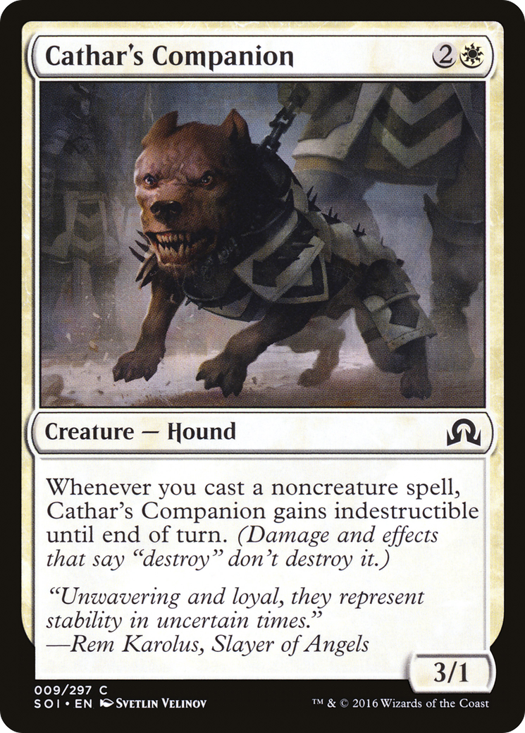 Cathar's Companion (SOI-009) - Shadows over Innistrad - Premium MTG Single from Wizards of the Coast - Just $0.08! Shop now at Game Crave Tournament Store