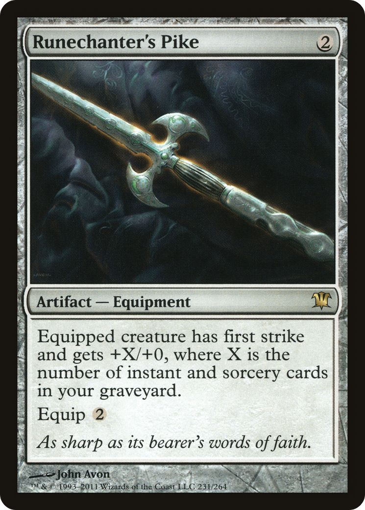 Runechanter's Pike (ISD-231) - Innistrad Foil - Premium MTG Single from Wizards of the Coast - Just $0.13! Shop now at Game Crave Tournament Store