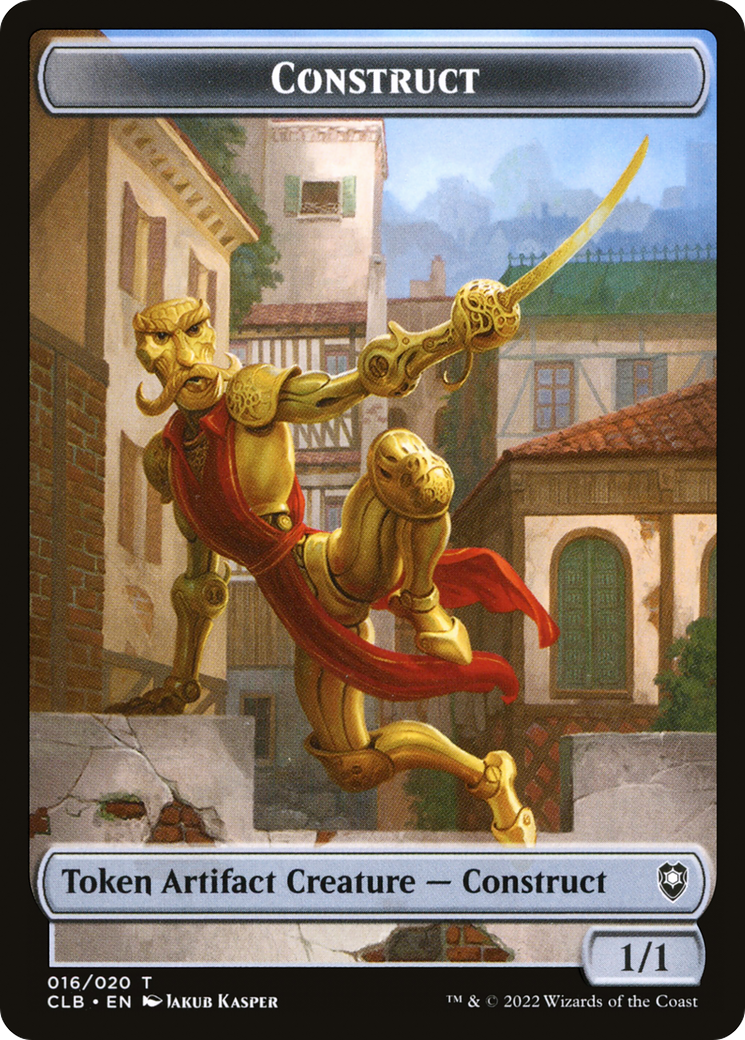 Construct (TCLB-016) - Battle for Baldur's Gate Tokens Foil - Premium MTG Single from Wizards of the Coast - Just $0.25! Shop now at Game Crave Tournament Store