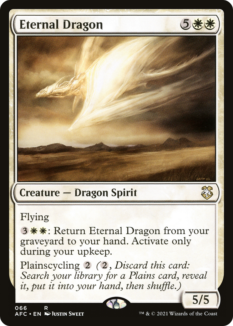 Eternal Dragon (AFC-066) - Forgotten Realms Commander - Premium MTG Single from Wizards of the Coast - Just $0.08! Shop now at Game Crave Tournament Store