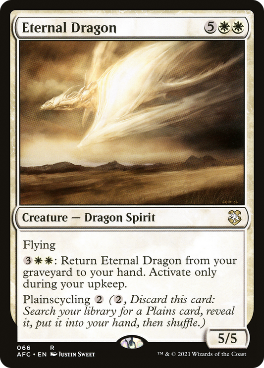 Eternal Dragon (AFC-066) - Forgotten Realms Commander - Premium MTG Single from Wizards of the Coast - Just $0.08! Shop now at Game Crave Tournament Store