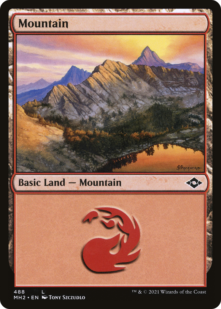 Mountain (MH2-488) - Modern Horizons 2 - Premium MTG Single from Wizards of the Coast - Just $0.08! Shop now at Game Crave Tournament Store