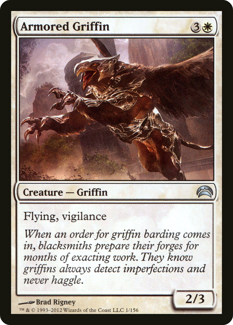 Armored Griffin (PC2-001) - Planechase 2012 - Premium MTG Single from Wizards of the Coast - Just $0.08! Shop now at Game Crave Tournament Store