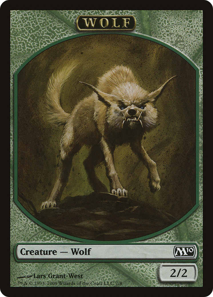 Wolf (TM10-007) - Magic 2010 Tokens - Premium MTG Single from Wizards of the Coast - Just $0.08! Shop now at Game Crave Tournament Store