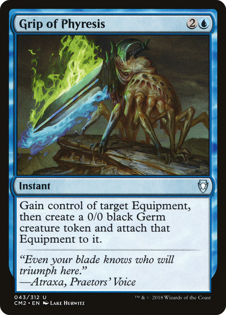 Grip of Phyresis (CM2-043) - Commander Anthology Volume II - Premium MTG Single from Wizards of the Coast - Just $0.12! Shop now at Game Crave Tournament Store