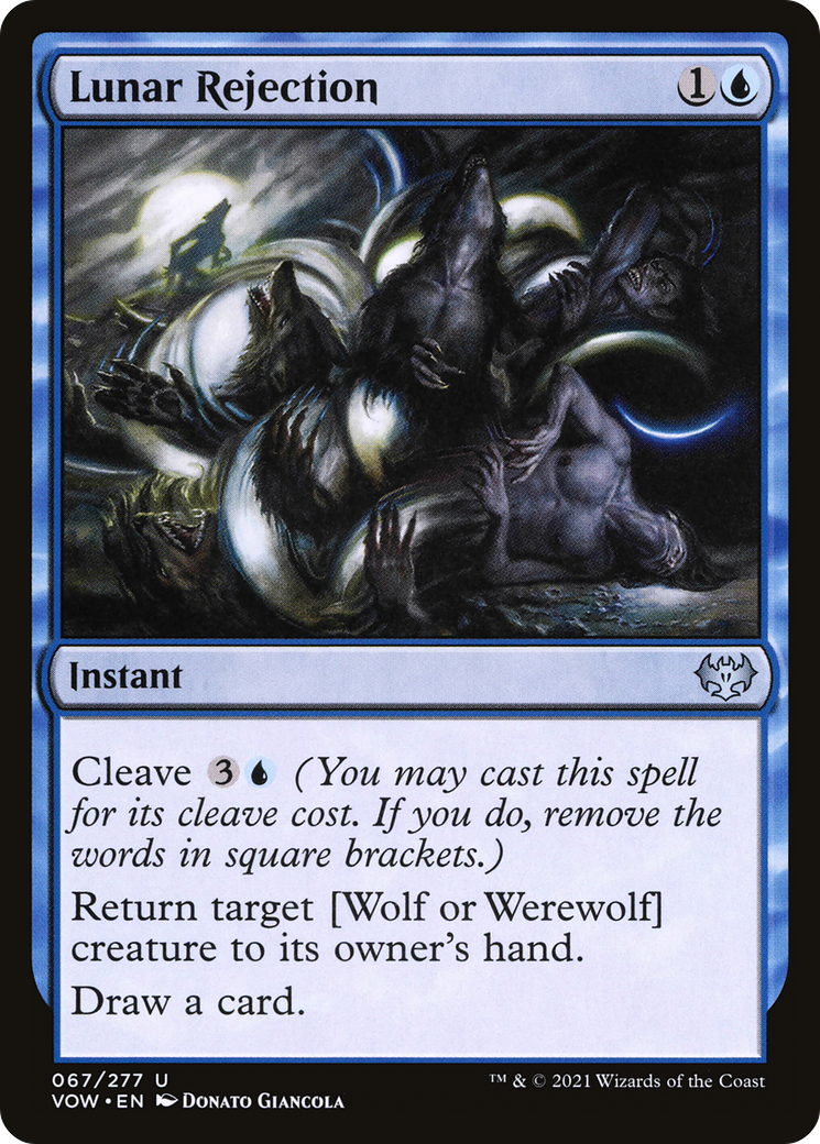 Lunar Rejection (VOW-067) - Innistrad: Crimson Vow - Premium MTG Single from Wizards of the Coast - Just $0.18! Shop now at Game Crave Tournament Store