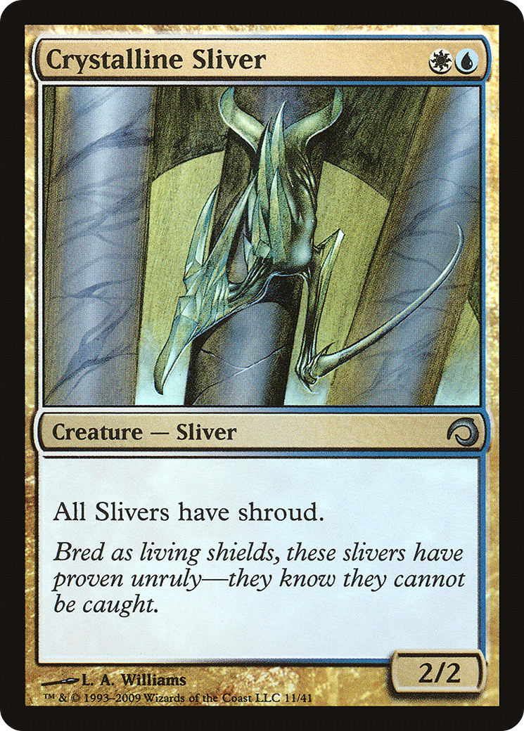 Crystalline Sliver (H09-011) - Premium Deck Series: Slivers Foil - Premium MTG Single from Wizards of the Coast - Just $0.34! Shop now at Game Crave Tournament Store