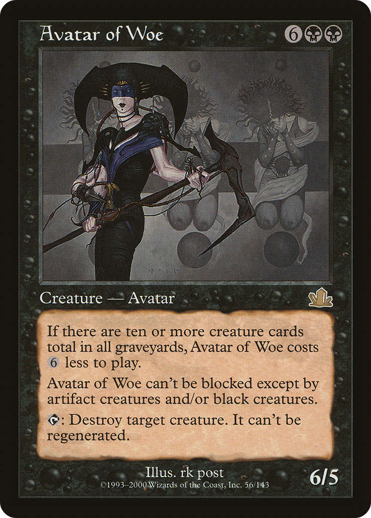 Avatar of Woe (PCY-056) - Prophecy - Premium MTG Single from Wizards of the Coast - Just $1.40! Shop now at Game Crave Tournament Store