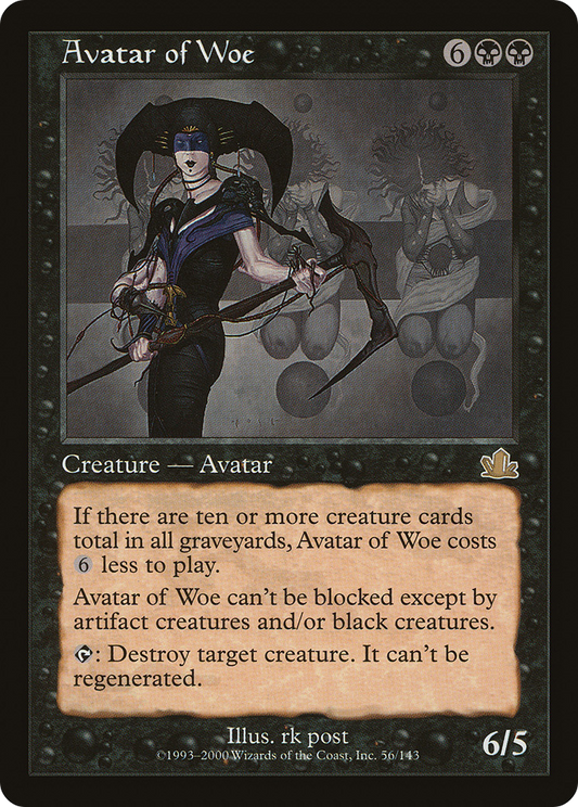 Avatar of Woe (PCY-056) - Prophecy Foil - Premium MTG Single from Wizards of the Coast - Just $36! Shop now at Game Crave Tournament Store