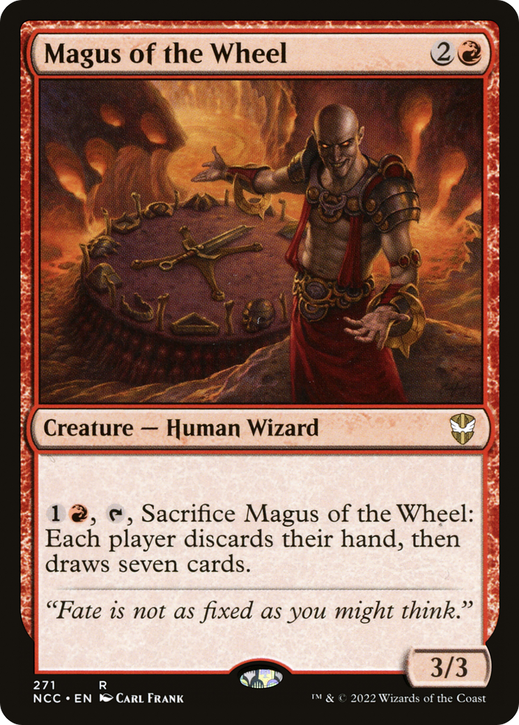 Magus of the Wheel (NCC-271) - New Capenna Commander - Premium MTG Single from Wizards of the Coast - Just $0.42! Shop now at Game Crave Tournament Store